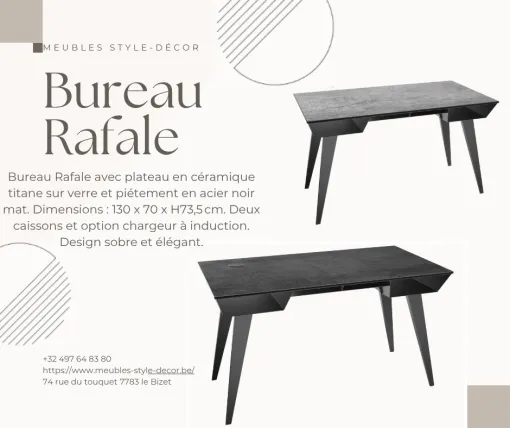 Livraison du bureau Rafale à Cannes : un design moderne et fonctionnel, Comines-Warneton, SRL MEUBLES STYLE-DECOR