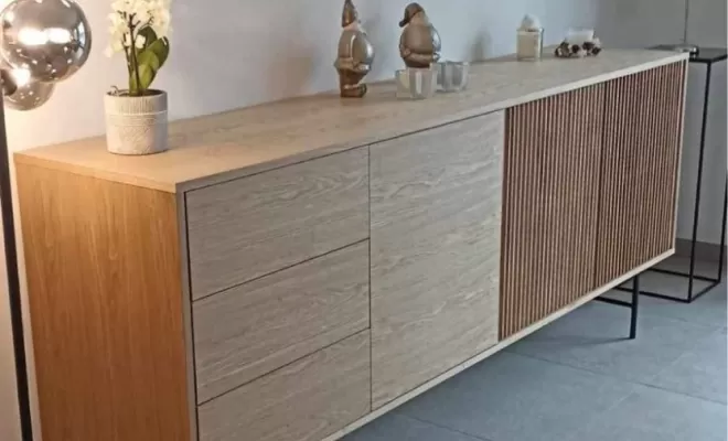Le même meuble avec une autre décoration, tout aussi jolie