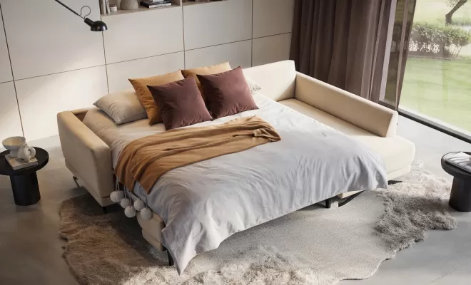 Un canapé lit confortable et sur mesure avec un vrai matelas et un bon sommier pour un confort extra livré à Dunkerque., Comines-Warneton, SRL MEUBLES STYLE-DECOR
