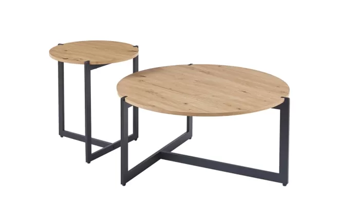 SET 2 TABLES BASSES POLA : LE DUO MODERNE POUR VOTRE SALON À DEÛLÉMONT !, Comines-Warneton, SRL MEUBLES STYLE-DECOR