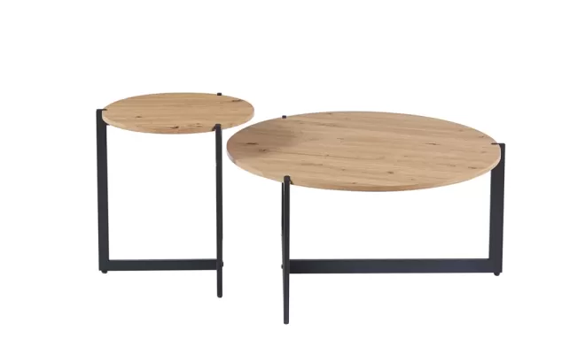 SET 2 TABLES BASSES POLA : LE DUO MODERNE POUR VOTRE SALON À DEÛLÉMONT !, Comines-Warneton, SRL MEUBLES STYLE-DECOR