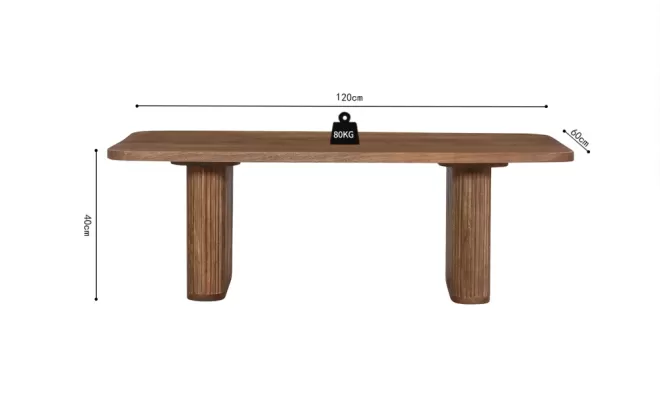 TABLE BASSE "JEAN" : Le chic bois naturel pour votre salon à Messines !, Comines-Warneton, SRL MEUBLES STYLE-DECOR