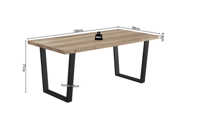 La Table "ARMIN" : votre touche de modernité, disponible près de la Madeleine !, Comines-Warneton, SRL MEUBLES STYLE-DECOR