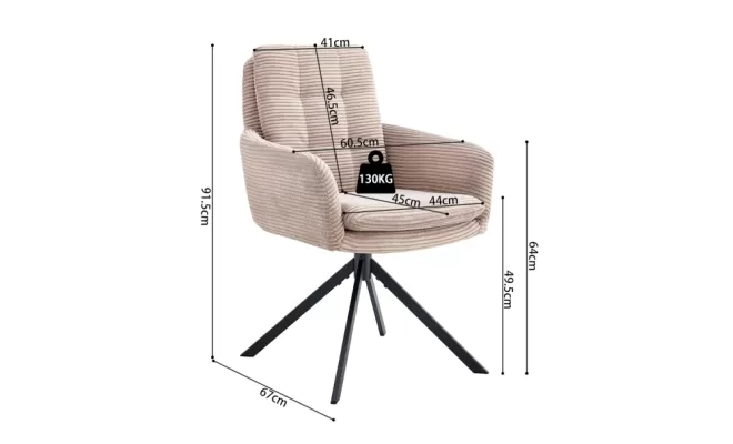 CHAISE PIVOTANTE "LUNA" : LE CONFORT ROTATIF DESIGN, EXPÉDIABLE JUSQU'À TOULOUSE !, Comines-Warneton, SRL MEUBLES STYLE-DECOR