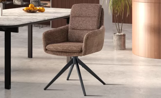 Chaise pivotante Lisold – Confort moderne près de Comines et Armentières, Comines-Warneton, SRL MEUBLES STYLE-DECOR