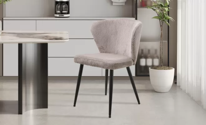 Pour les intérieurs de Seclin : La chaise "TORNADO", confort et design côtelé., Comines-Warneton, SRL MEUBLES STYLE-DECOR
