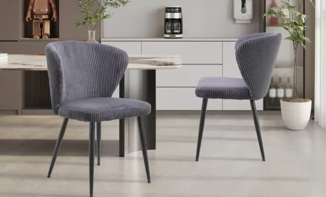 Pour les intérieurs de Seclin : La chaise "TORNADO", confort et design côtelé., Comines-Warneton, SRL MEUBLES STYLE-DECOR