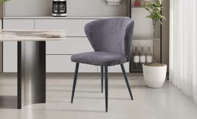 Pour les intérieurs de Seclin : La chaise "TORNADO", confort et design côtelé., Comines-Warneton, SRL MEUBLES STYLE-DECOR
