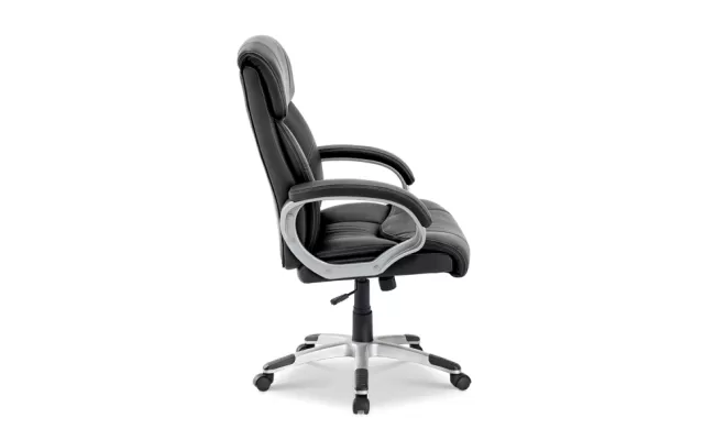 Un fauteuil de direction très rembourrer avec un dossier haut ergonomique près au Ploegsteert, Comines-Warneton, SRL MEUBLES STYLE-DECOR