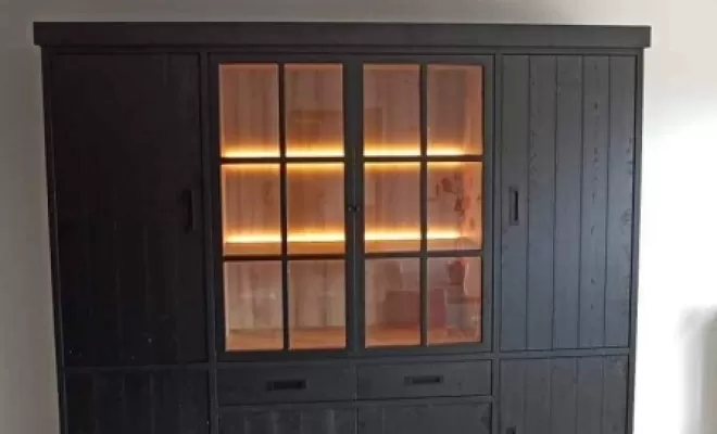 Livraisons de cette vitrine à Comines – élégance et rangement raffiné, Comines-Warneton, SRL MEUBLES STYLE-DECOR