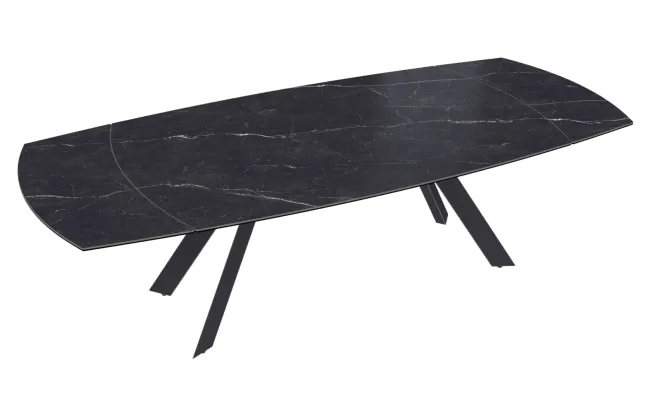 Découvrez la table de repas Missouri avec plateau en céramique livré Nancy, Comines-Warneton, SRL MEUBLES STYLE-DECOR